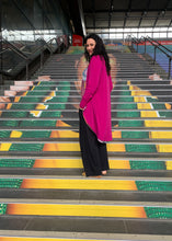 Load image into Gallery viewer, AMARIS Longline Jacket in Magenta Allure