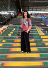 Load image into Gallery viewer, LUCIA Shaped Top in Fiesta - Last One!