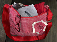 Load image into Gallery viewer, Josephene Signature Handbags in Soft Red Linen