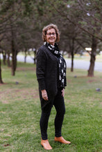 Load image into Gallery viewer, JANESSA Reversible Scarf in Wonderland with Black