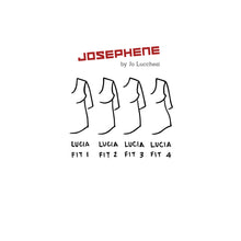 Load image into Gallery viewer, LUCIA Shaped Top in Dove Cotton