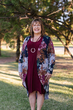 Load image into Gallery viewer, AVIVA Dress in Wine Allure