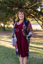 Load image into Gallery viewer, AVIVA Dress in Wine Allure