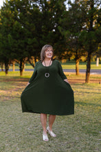 Load image into Gallery viewer, ANASTASIA Dress in Olive Allure