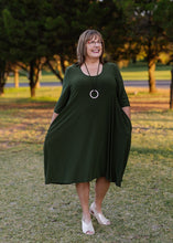 Load image into Gallery viewer, ANASTASIA Dress in Olive Allure