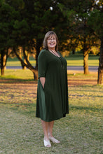 Load image into Gallery viewer, ANASTASIA Dress in Olive Allure