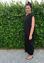 Load image into Gallery viewer, APHRODITE Grecian Dress in Black Diamond