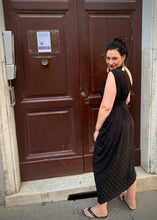 Load image into Gallery viewer, APHRODITE Grecian Dress in Black Diamond