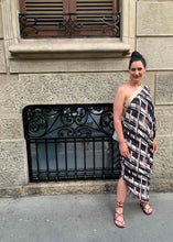 Load image into Gallery viewer, APHRODITE Grecian Dress in Geometric