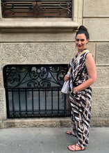 Load image into Gallery viewer, APHRODITE Grecian Dress in Geometric