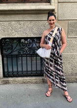 Load image into Gallery viewer, APHRODITE Grecian Dress in Geometric