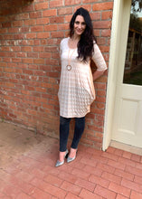 Load image into Gallery viewer, AVIVA Dress in Apricot Stripe