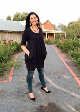 Load image into Gallery viewer, AVIVA Dress in Black Diamond