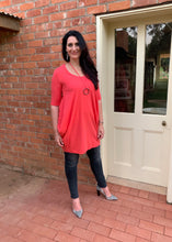 Load image into Gallery viewer, AVIVA Dress in Coral - limited stock