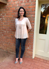 Load image into Gallery viewer, LULU Swing Top in Apricot Stripe