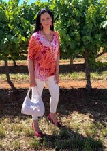 Load image into Gallery viewer, LULU Swing Top in Violet Paisley - only M left!