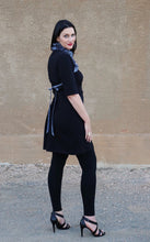 Load image into Gallery viewer, Dramatic Ruffle in Soft Black Linen