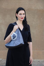 Load image into Gallery viewer, Josephene Signature Handbag in Soft Black Linen