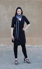 Load image into Gallery viewer, Dramatic Ruffle in Soft Black Linen