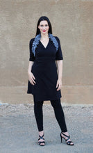 Load image into Gallery viewer, Dramatic Ruffle in Soft Black Linen