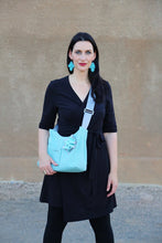 Load image into Gallery viewer, Josephene Signature Handbags in Aqua