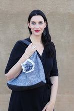 Load image into Gallery viewer, Josephene Signature Handbag in Soft Black Linen