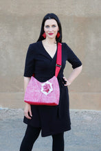 Load image into Gallery viewer, Josephene Signature Handbags in Soft Red Linen
