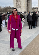 Load image into Gallery viewer, Dramatic Ruffle in Red Linen
