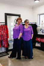Load image into Gallery viewer, LUCIA Shaped Top in Bright Lavender Allure
