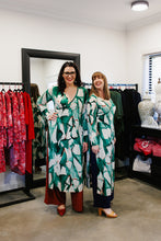 Load image into Gallery viewer, ALEXIS Crossover with Side Splits in Green Goddess
