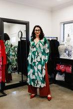 Load image into Gallery viewer, ALEXIS Crossover with Side Splits in Green Goddess
