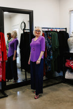 Load image into Gallery viewer, LUCIA Shaped Top in Bright Lavender Allure
