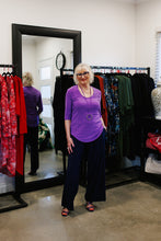 Load image into Gallery viewer, LUCIA Shaped Top in Bright Lavender Allure
