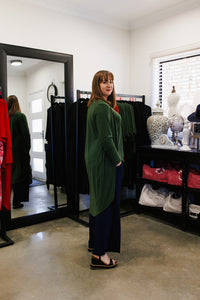 AQUILA Wide Leg Pant in Navy Allure