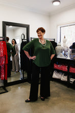 Load image into Gallery viewer, LUCIA Shaped Top in Olive Allure
