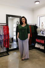 Load image into Gallery viewer, LUCIA Shaped Top in Olive Allure
