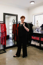 Load image into Gallery viewer, AQUILA Wide Leg Pant in Black Allure
