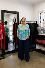 Load image into Gallery viewer, LUCIA Shaped Top in Bright Monet Allure
