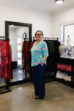 Load image into Gallery viewer, LUCIA Shaped Top in Bright Monet Allure
