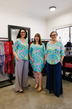 Load image into Gallery viewer, LUCIA Shaped Top in Bright Monet Allure
