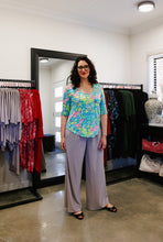 Load image into Gallery viewer, LUCIA Shaped Top in Bright Monet Allure
