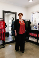 Load image into Gallery viewer, LUCIA Shaped Top in Terracotta Allure
