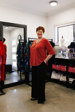 Load image into Gallery viewer, LUCIA Shaped Top in Terracotta Allure
