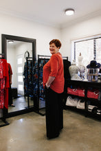 Load image into Gallery viewer, LUCIA Shaped Top in Terracotta Allure
