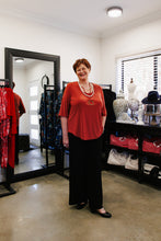 Load image into Gallery viewer, LUCIA Shaped Top in Terracotta Allure
