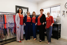 Load image into Gallery viewer, LUCIA Shaped Top in Terracotta Allure
