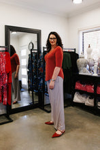Load image into Gallery viewer, LUCIA Shaped Top in Terracotta Allure
