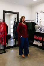 Load image into Gallery viewer, LUCIA Shaped Top in Wine Allure
