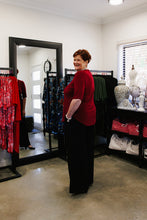 Load image into Gallery viewer, LUCIA Shaped Top in Wine Allure
