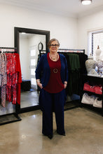 Load image into Gallery viewer, LUCIA Shaped Top in Wine Allure
